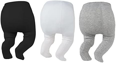 3 Pack Newborn Tights for Baby 3-6 Months Stocking
