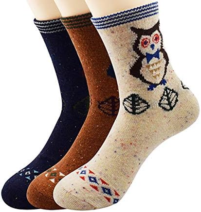Women's Wool Socks - Thick, Warm Merino Wool Crew Socks for Winter, Hiking, Duck Boots - Mid Calf