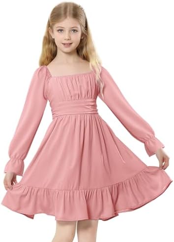 Pink Dress for Girls 10-11