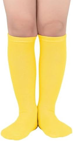 Yellow Soccer Socks 6-8 Kids Baseball Football Socks