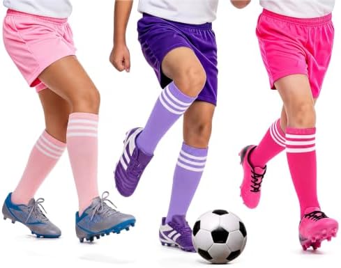 Kids Soccer Socks Girls Knee High Socks