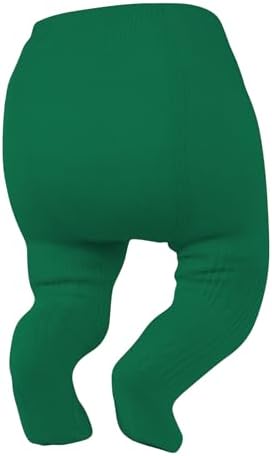 Green Infant Tights Baby Girl Leggings 0-6 Months Warm Cotton Tights
