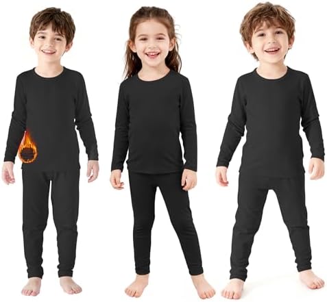 Toddler Thermal Set Winter Warm Base Layer Long Johns 2-3T 3Pack