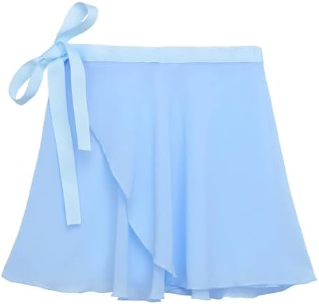 Blue Ballet Skirt Women Ballerina Skirt Women Wrap Adult Flowy Chiffon Dance with Adjustable Waistband Blue XX-Large