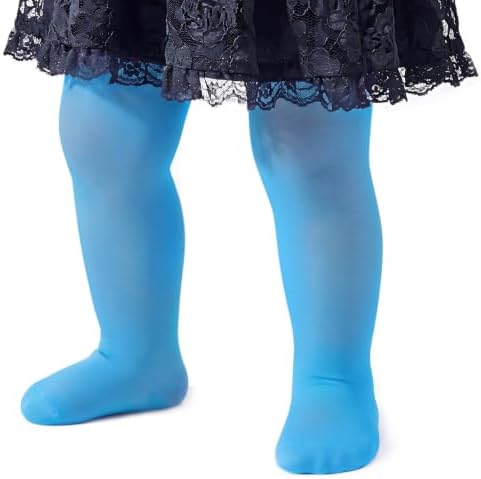 Light Blue Tights for Toddler Halloween Tights 12-18 Months