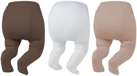 Tights for Toddlers 2-4T Cable Knit Cotton Leggings 3Pack