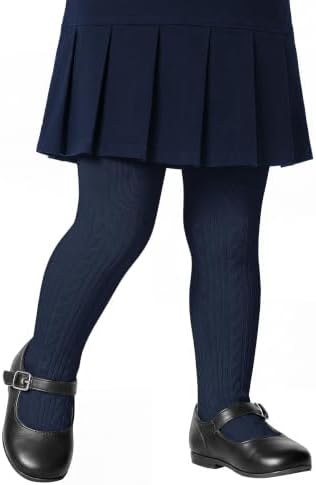 Toddler Tights 2T-4T Baby Seamless Leggings Girls Navy Blue Stockings